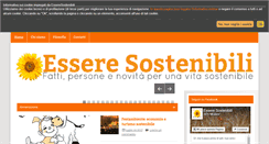 Desktop Screenshot of esseresostenibili.it